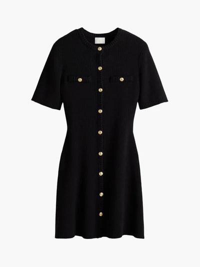 Evya | Ribbed Knit Dress